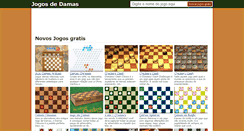 Desktop Screenshot of jogodedamas.com.br
